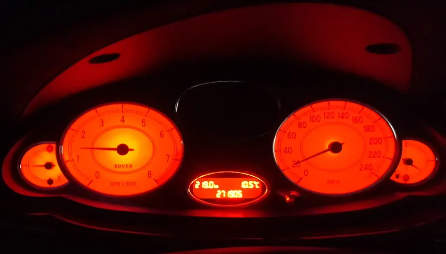 Rover75 instrument panel